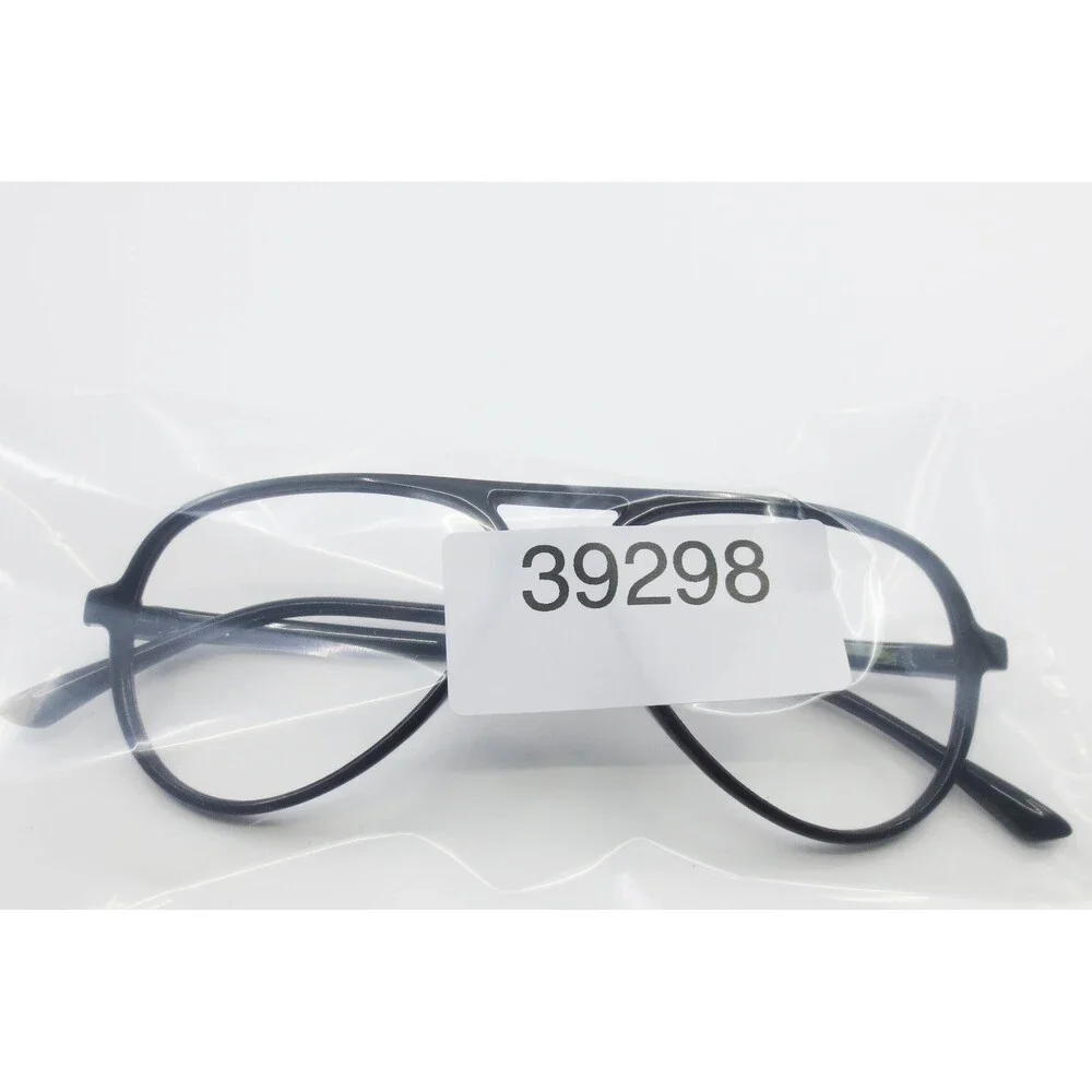 Black Aviator Eyeglass Frames Double Bridge Pilot Style LD2431 55-16-148 COL1